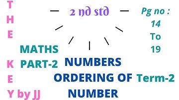 2nd std Maths Term-2 Numbers|| 2.2 Ordering of Numbers