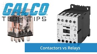 Difference between a Contactor and a Relay - A GalcoTV Tech Tip | Galco