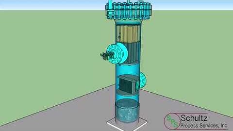 Vertical Filter Separator Process run through