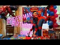 Cameron’s Spider-Man Birthday Party
