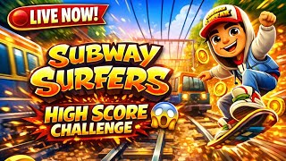 🔴 Subway Surfers LIVE | High Score Challenge 🔥 by novaplayz gaming #live