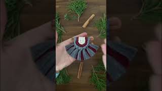 Make a macrame ornament with me! 🤗 find the full tutorial on my channel!