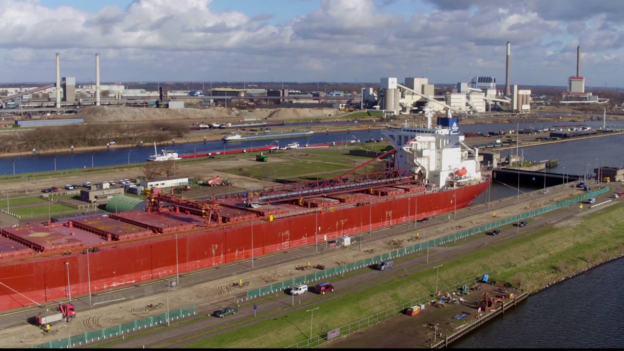 IJmuiden Yeoman Bontrup drone video