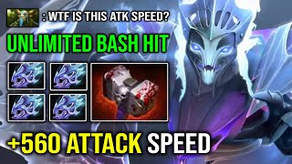 WTF +560 Attack Speed Quadruple Moon Shard Spectre 100% Unlimited Bash Proc Dota 2