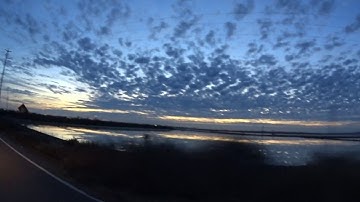 Beatiful Reflection of the sky on the salt flats