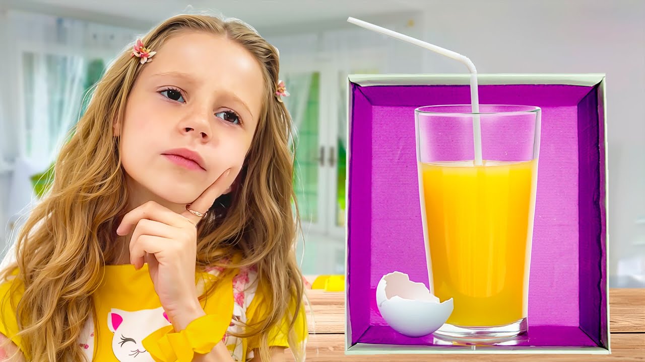 Nastya e papà sfide da 1 minuto a casa - serie video da 1 ora per bambini