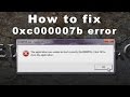0xc000007b Application Error Fix (Windows 7 64-bit)