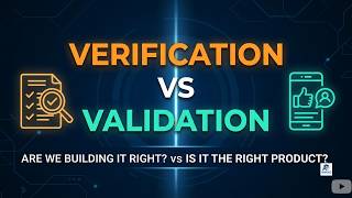 Verification and Validation Explained with a real- time example || Software Testing || @GlancEd77 