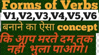 Forms of Verb(V1,V2,V3,V4,V5,V6)