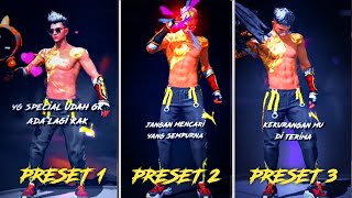 3 PRESET AM FF TERBARU🎟🎟 || KATA-KATA SINDIRAN & KATA-KATA SAD VIRAL TIKTOK KANE🤙😎