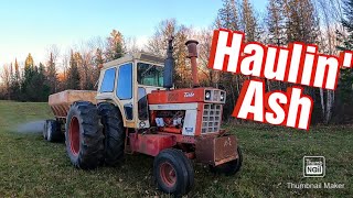 Hauling Ash/Baling Small Square Bales