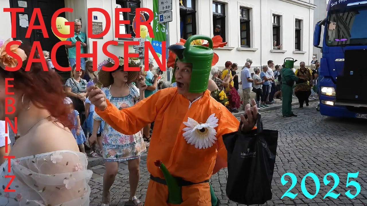 Tag der Sachsen 2025 in Sebnitz - Kompletter Festumzug (ohne Lücken) 07.09.2025