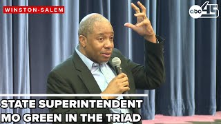 NC Superintendent Mo Green Visits the Triad