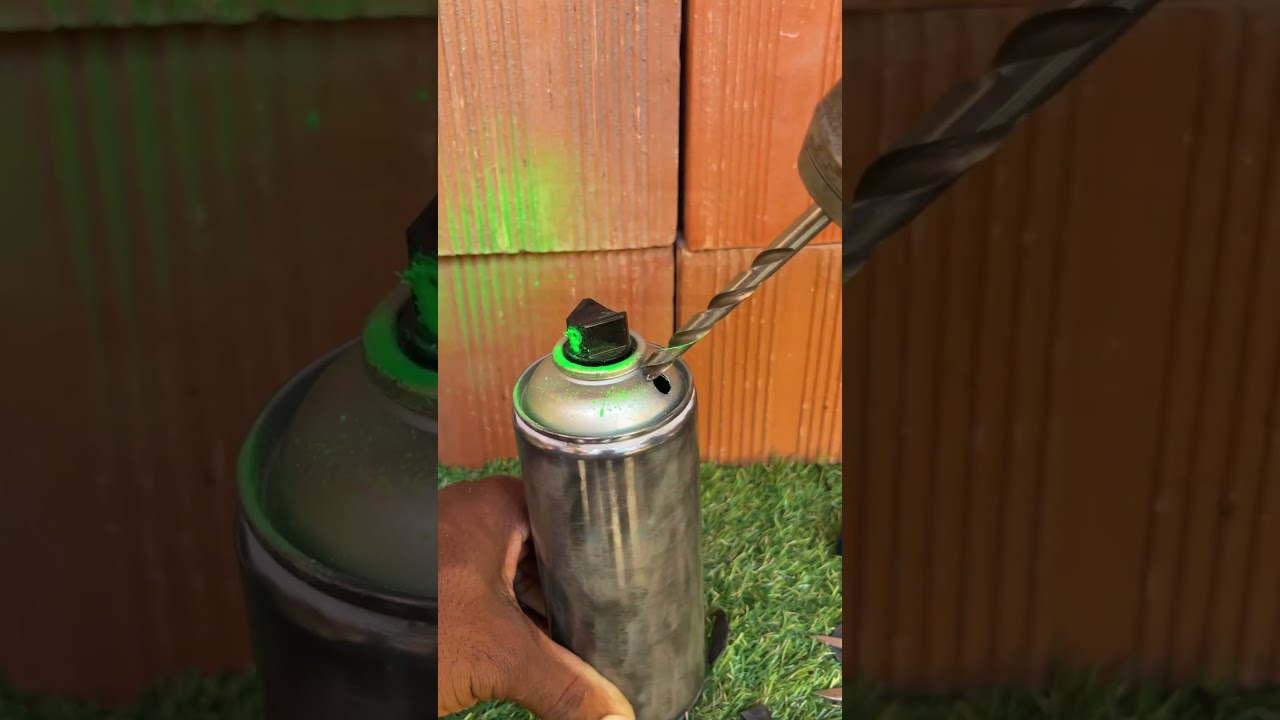 I turned a spray can into a refillable oneA simple hack 