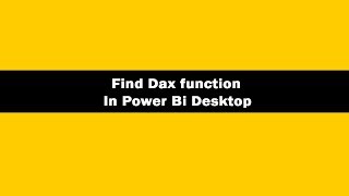 find function dax - dax find function in power bi desktop | find dax tutorials