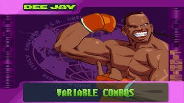 V-Dee Jay V-ism Dee Jay Variable Combos VCs - Street Fighter Alpha 3 SFA3 Upper/Max