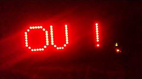 P10 LED CONTROLED BY ARDUINO