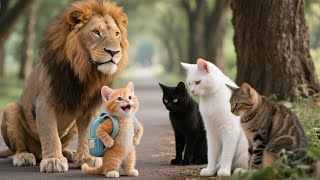 Download Lagu kitten was Sad after being bullied, so Mama Cat took steak\u0026roast chicken to ask the lion for help MP3 Download Lagu kitten was Sad after being bullied, so Mama Cat took steak\u0026roast chicken to ask the lion for help MP3