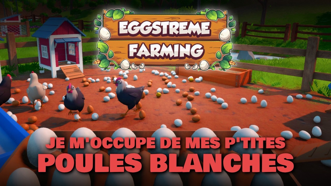 JE M'OCCUPE DE MES P'TITES POULES BLANCHES.