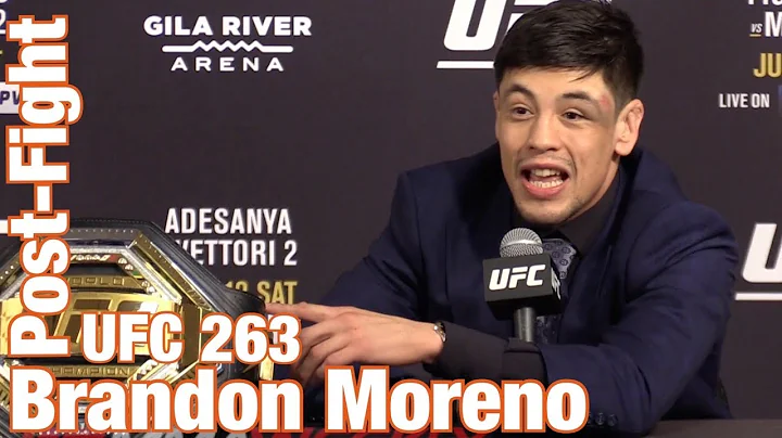 Brandon Moreno: HOW I BEAT THE CHAMP | UFC 263 Post Press Conference