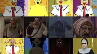 sponge granny vs sponge granny2 vs 1,2,3,4,vs mrmeat 1 vs mrmeat 2 vs whach crazy evilnun gaming screenshot 3