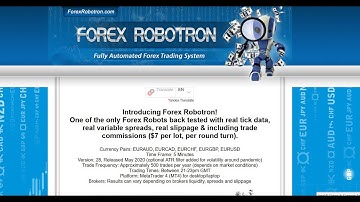 Forex Robotron EA 28V –  FREE Download