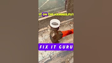 Hammer Without Dents? 🔨 Genius Magnet Hack!" #homeimprovement #handymantips #diyfix