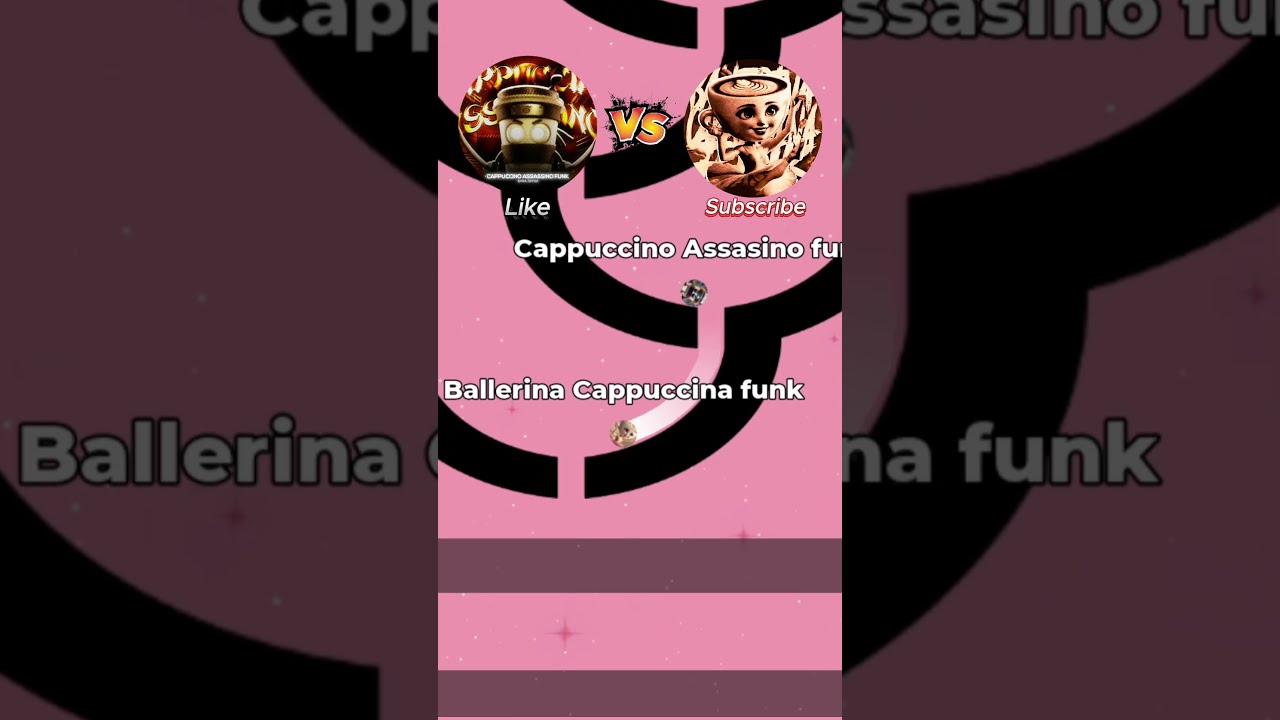 Cappuccino Assassino Funk VS Ballerina Cappuccina Funk! Marble Race!