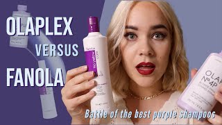 BATTLE OF THE BEST PURPLE SHAMPOOS: Olaplex vs. Fanola