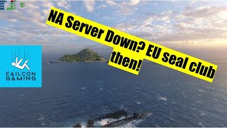 World Of Warships Na Server Down? No Problem, Go To Eu, And Seal Club