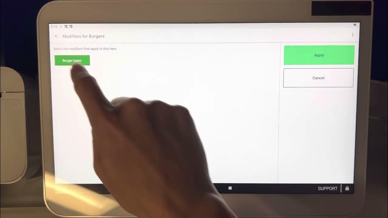 Clover pos how to attach multiple items to a modifier group quickly