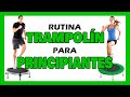 😃 CLASE de JUMPING en mini trampolín para PRINCIPIANTES // rutina 2021 //