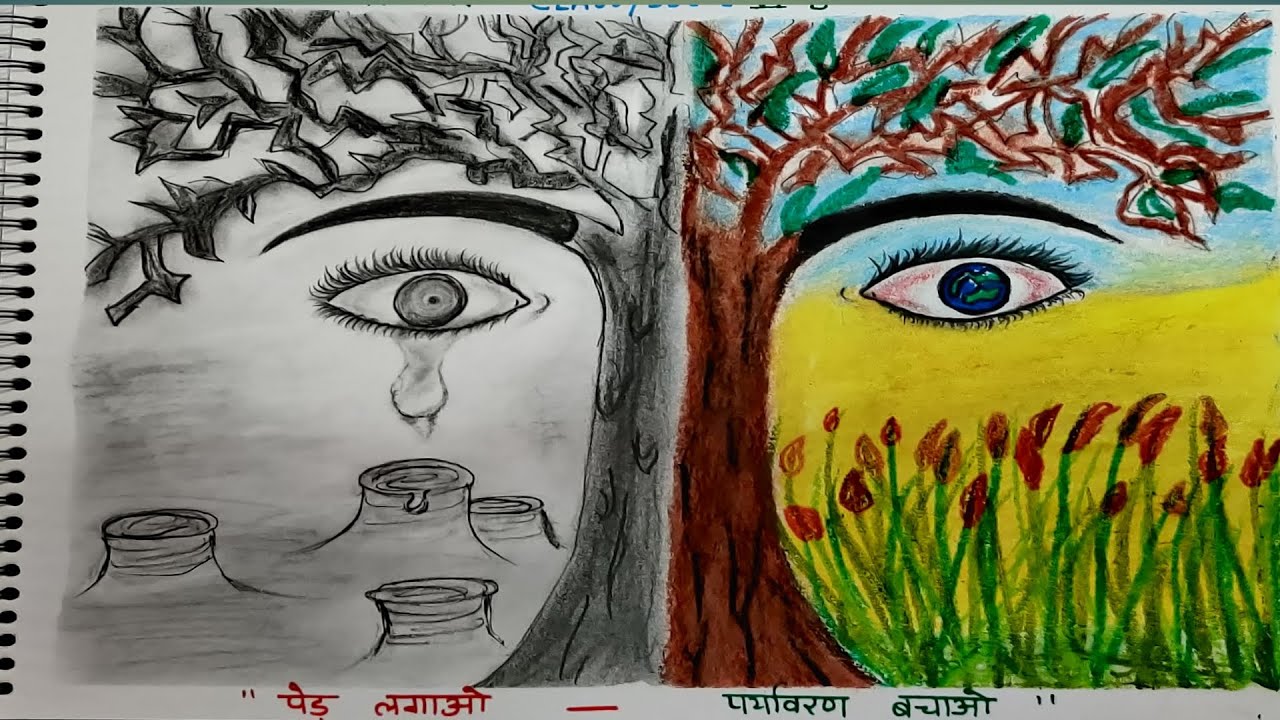 Save Tree Save Environment Drawing For Beginners