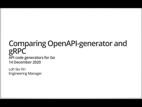 Comparing OpenAPI-generator and