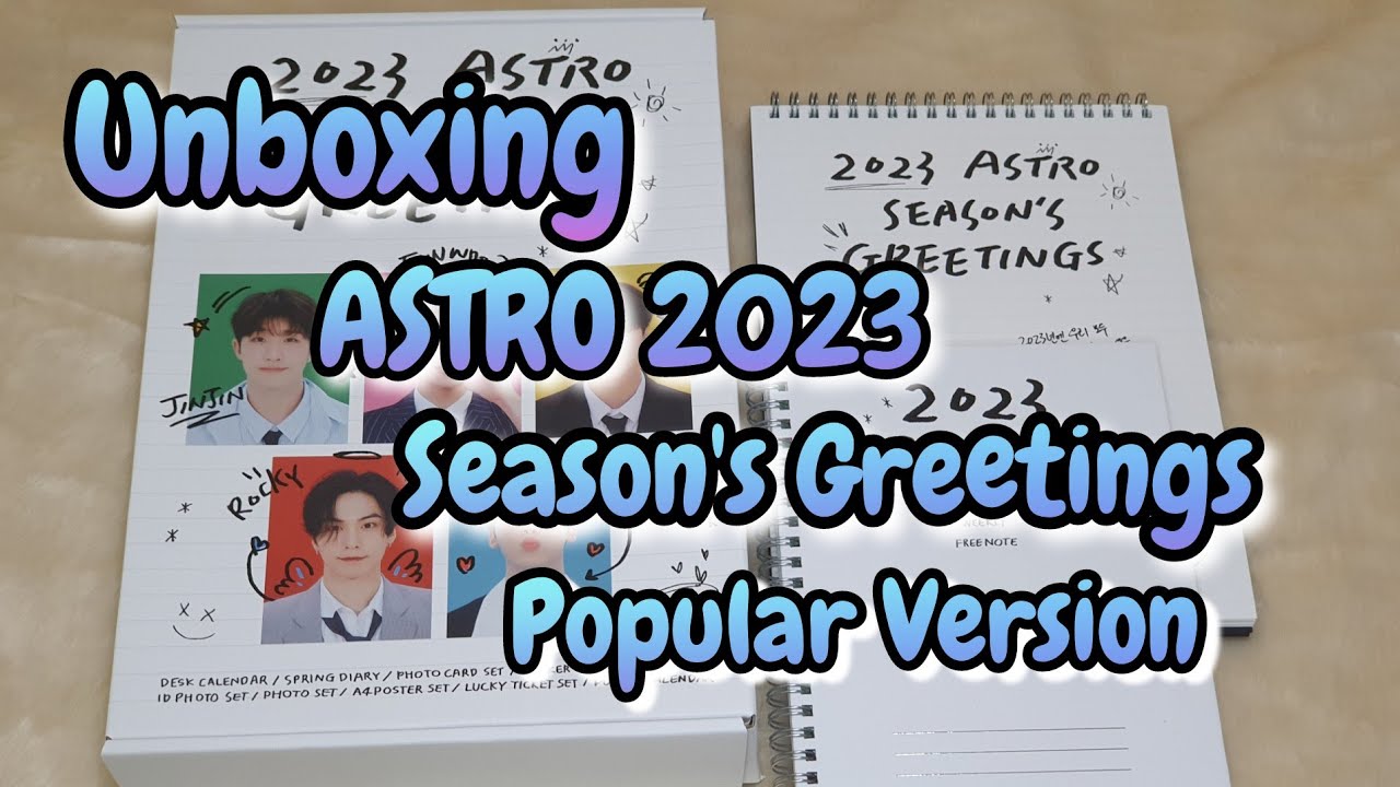 Unboxing ASTRO 2023 Season's Greetings Popular Ver | 언박싱