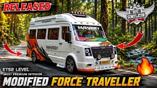 🔥MODIFIED FORCE TRAVELLER | HEAVY DRIVING | BUS SIMULATOR INDONESIA | BUSSIN | #bussidmods