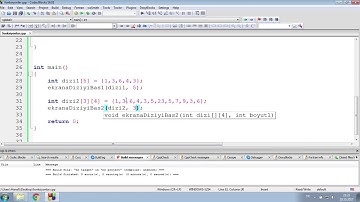 C++ Programlama - Ders 41 - Fonksiyonlarda parametre olarak diziler ve aşırı yüklenme (overloading)