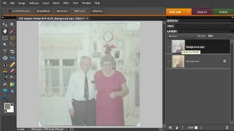 Photoshop Elements - Remove a color cast and restore color