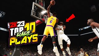 NBA 2K23 TOP 10 PLAYS #3 - RARE & UNUSUAL Double Lob Bodies, Ankle Breakers, Trick Shots & More