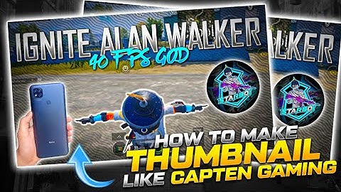 How to make Thumbnail Like @captengamingyt  | Thumbnail Tutorial by @stargfx1258 | GFX