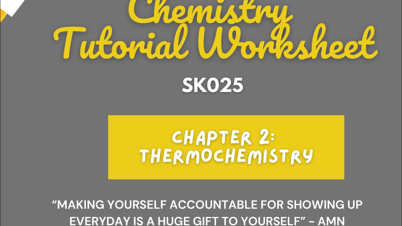 TW SK025 Chapter 2 Thermochemistry (including Enrichment Practice ...