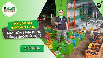 Máy Uốn Sắt 1 Pha Nhật – Hàn | Nên Dùng Dòng Nào Cho Công Trình Dân Dụng?