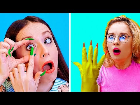 ПРОБЛЕМЫ ДЛИННЫХ НОГТЕЙ! || Забавные девичьи проблемы и неловкие моменты от 123 GO! LIKE
