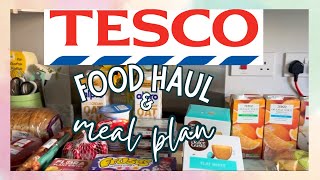 TESCO FOOD HAUL & MEAL PLAN | GROCERY HAUL UK