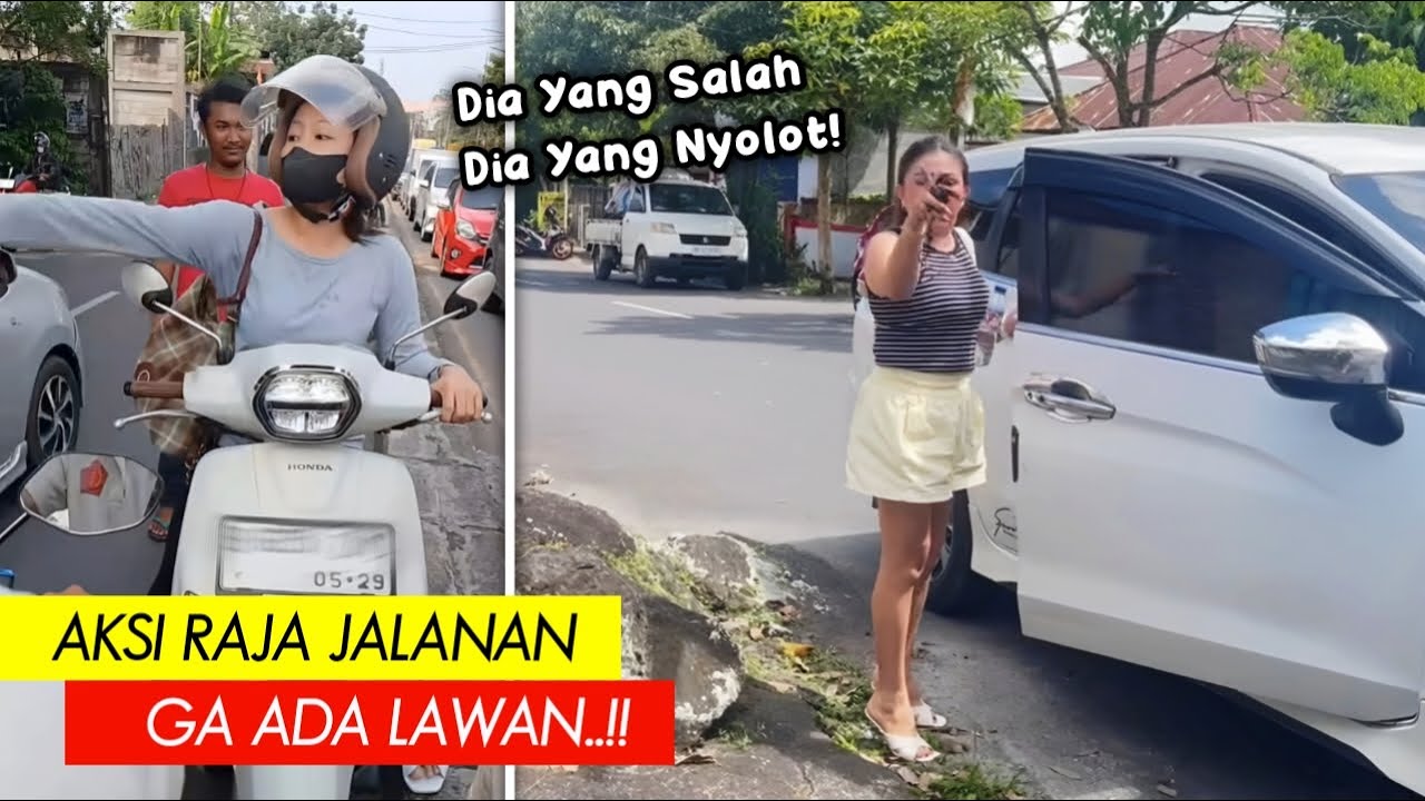 Dia Yang Salah, Dia Yang Nyolot..!! Dereten Aksi Konyol Pengendara Ini Sungguh Diluar Nurul