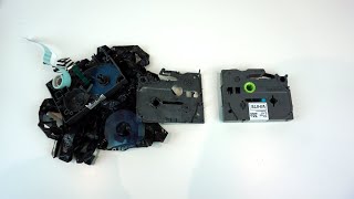 Looking at a security risk with many label printer tape cartridges