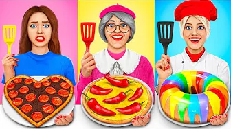 Tantangan Masak Aku vs Nenek vs Chef | Situasi Gila Makanan oleh RATATA