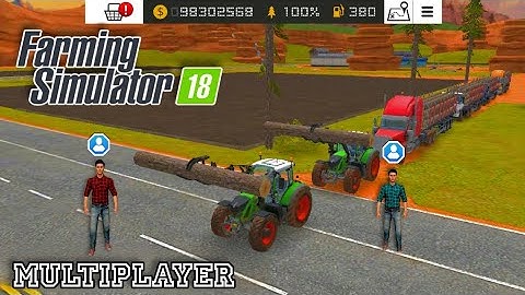 Farming Simulator 18 Multiplayer Forestry ! How To Cut Trees In Fs 18 | timelapse #fs16