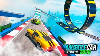 Muscle Car Stunts 2020: Mega Ramp Stunt Car Games - Android GamePlay screenshot 5