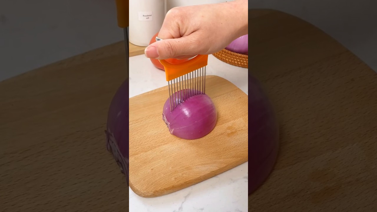 🥕 Chop Like a Pro! This Stainless Steel Slicing Tool is a Kitchen Game-Changer! 🔪 | Shop Wise Picks